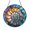 Acrylic 3.5 Inch, variant on Nautilus Shell Ocean Inspired Stained Glass Style Suncatcher – Window Art