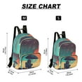 thumbnail image 2 of FORMRS Mini Backpack Purse for Women Travel Daypack Casual Shoulder Bag, Astronaut and Sky, 2 of 7