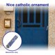thumbnail image 3 of Household Metal Retro Mezuzah Craft Metal Mezuzah Adornment Mezuzah House Decoration, 3 of 3