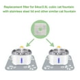 Wonder Creature Cat Water Filter, Cat Fountain Filter Replacement, 8