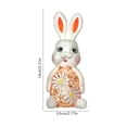 thumbnail image 3 of dajkiuy Easter Bunny Figurines, Foam Rabbits Decor for Party Home Holiday Cute Rabbit Easter Day Decorations, 3 of 6