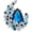 Crystal-Blue, variant on Crystal Book Brooch for Women – Elegant Rhinestone Lapel Pin, Unique Reading Lover Gift for Birthday Christmas Mother's Day