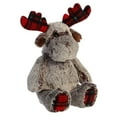 thumbnail image 3 of Aurora Festive Holiday Tartan Moose Stuffed Animal – Soft Huggable Tartan Moose Adorable Playtime Plush Toy, Wildlife Life Cuddle Gifts, Plush Doll Animal Toy for Kids and Adults – 13 Inches, 3 of 4