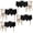 Black, variant on White Classic [2 Pack] White Round Tablecloths 70 Inch [for 30-60'' Tables] 200 GSM Washable Polyester Fabric Table Cloth [70'' is Not Table Size]
