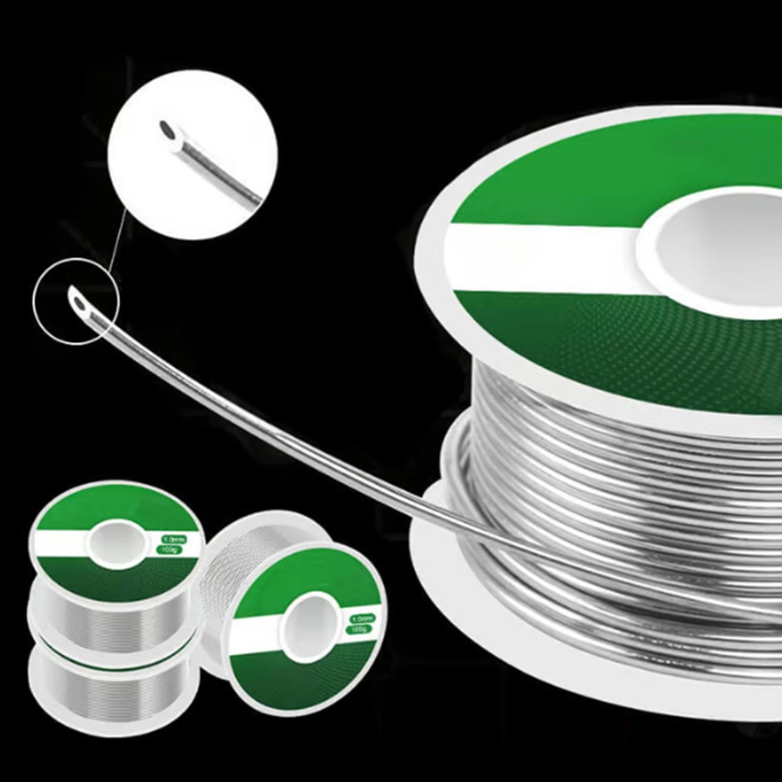 Toolix Hot Sale! Aluminum Stainless Melt Soldering Wire Tin Core For Electrical Soldering For Repair Tiny Solder,A