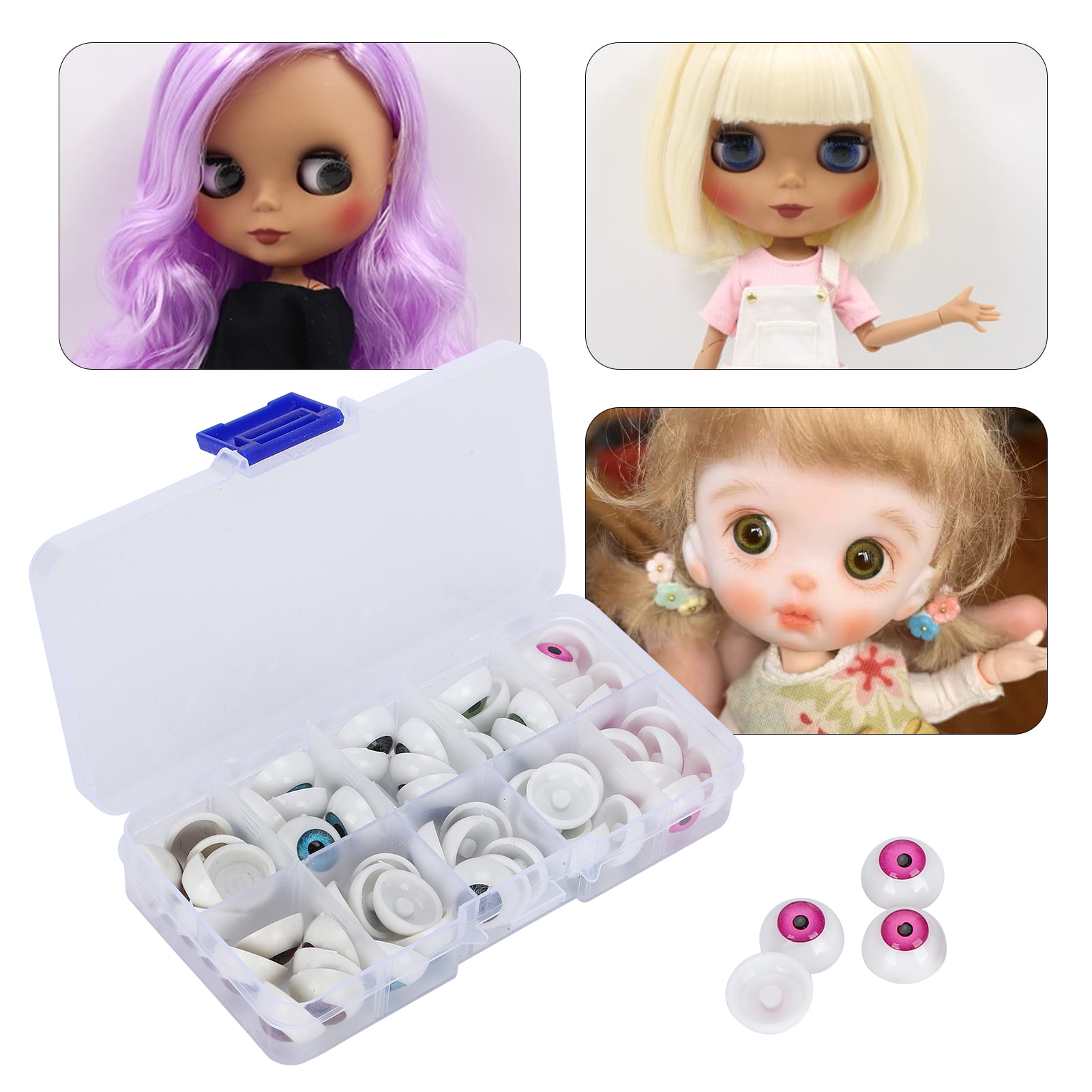 Kritne Teddy Bear Safety Eyes 10mm Safety Eyes Box Plush Animals For Doll 