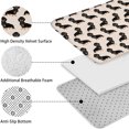 thumbnail image 5 of Cute Dachshund Bathroom Rugs Sets 3 Piece,Toilet Cover Set,Absorbent Non Slip Bathroom Mats Sets with U-Shaped Contour Rug Toilet Rug Set, 5 of 5