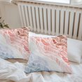 thumbnail image 6 of Throw Pillow Covers 18x18 Inch Set of 2, Ombre Orange Blue Waterproof Outdoor Pillow Covers, Summer Coastal Ocean Sea Beach Wave Decorative Cushion Pillowcases for Couch, Sofa, Bed, Garden, Patio, 6 of 9