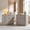 White Alder, variant on KeyWhat 23'' Fluted Nightstand, Modern Large 2 Drawer Bedside Table for Bedroom, Living Room, White Alder