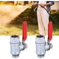 thumbnail image 2 of Ball Valve Switch.Stainless Steel Ball Valve Switch Shut?Off Valve Red Lever Handle Sprayer Parts, 2 of 7