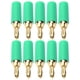 thumbnail image 2 of Juego de conectores tipo banana, 10 piezas, conector tipo banana de 2,5 mm, conector tipo banana macho para soldar, conector tipo banana de grado profesional, 2 of 8