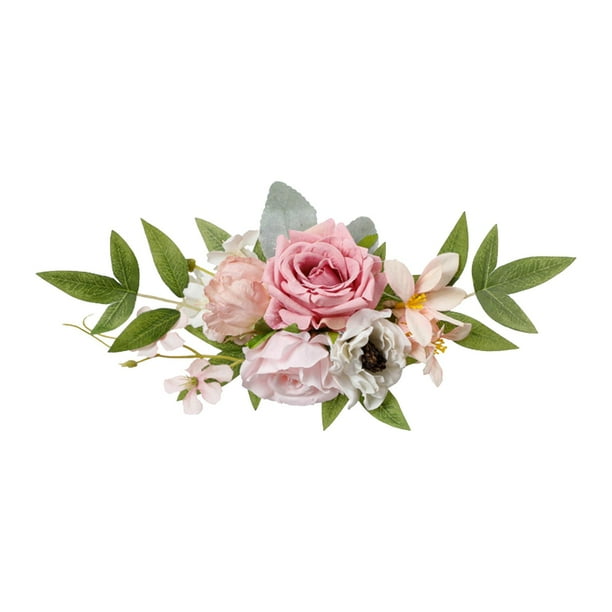 Respaldo de silla con flores PEW, decoración romántica creativa para fiestas y compromisos. C