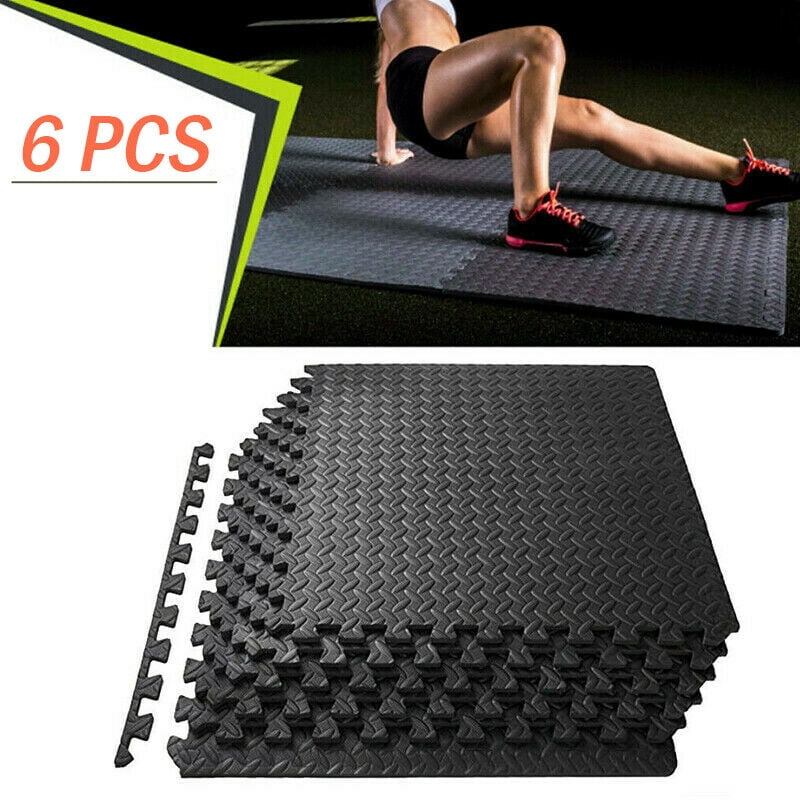 Anti-Fatigue Multipurpose Exercise Floor Mat EVA Foam Interlocking Tiles 