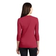 thumbnail image 2 of Port Authority LM1007 Henley Shirt Womens Concept Stretch 3/4-Sleeve Scoop Henley, 2 of 2