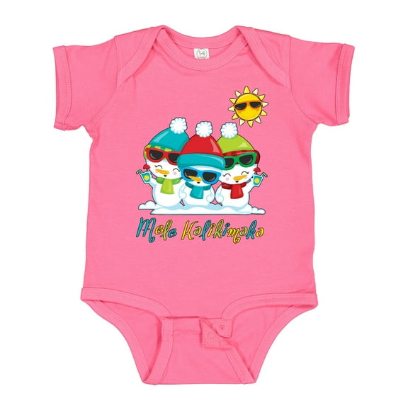 Inktastic Mele Kalikimaka Boys or Girls Baby Bodysuit