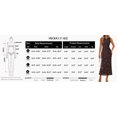 thumbnail image 2 of Merokeety Summer Maxi Dress for Women Crewneck Floral Bodycon Mesh Cocktail Formal Party Dresses Navy L, 2 of 6