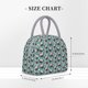 thumbnail image 2 of Fotbe PUG HEAD And Flower Bolsa de Almuerzo con Estampado, Lonchera Aislada, Contenedor de Comida Reutilizable Tipo Cooler a Prueba de Fugas, 2 of 6