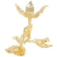 thumbnail image 4 of 1 UNID Forma única Bolas de cristal Holder Metal Desktop Adornment Decoración del hogar, 4 of 6