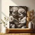 thumbnail image 6 of Cherub Holding Mirror Canvas Print, Wall Art for Living Room Bedroom Office Hallway Hotel, 6 of 8