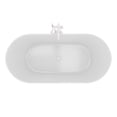 thumbnail image 2 of Dreamline BT13X2967C00 Charisma 67" Free Standing Acrylic Soaking Tub - White, 2 of 7