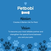 Petbobi 30ft Dog Tie Out Cable Chain for Dogs up to 120lbs Safety Steel Spring Reflective Vinyl-Covered PVC Large Dog Tether Runner Lead Leash for Outdoor Camping Ground, Blue