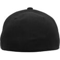 thumbnail image 4 of Solid Flat Brim Bill Fitted Baseball Cap, 4 of 6