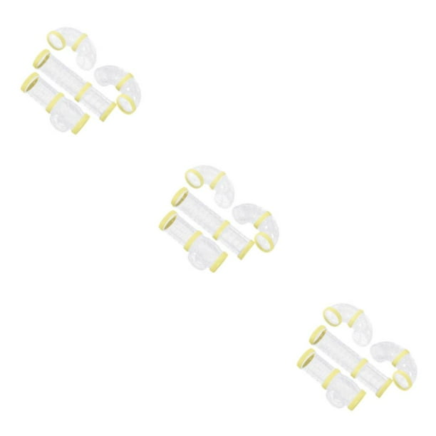 Greeniant Tubo de 8 piezas, laberinto duradero, no tóxico y DIY con jaula, tubo conectable, ingredientes, conexión para hámster, mascota, Type1 NO1