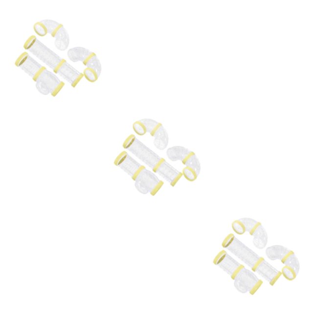 Greeniant Tubo de 8 piezas, laberinto duradero, no tóxico y DIY con jaula, tubo conectable, ingredientes, conexión para hámster, mascota, Type1 NO1
