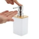 thumbnail image 3 of Conjuntos de dispensadores de jabón duraderos únicos para baño y lavandería en blanco, 3 of 6