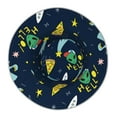 thumbnail image 4 of Gaeub Funny Spaceships Printed Double Sided Reflective Bucket Hat Foldable Sun Hat for Camping Hiking Fishing, 4 of 9