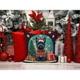 thumbnail image 2 of Scottish Terrier Christmas Fabric Decorative Pillow 18 in x 18 in, 2 of 5