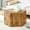 Natural Wood Coffee Table, variant on Wood Hexagon Side Table, White Marble Finish and MDF Wood Accent Hexagon Table, Mid Century Modern Coffee Table for Living Room, Small End Table,Nightstand for Bedroom Couch
