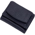 thumbnail image 1 of Monedero xinyu preliminar pequeño para mujer y hombre plegable negro con ranura para efectivo y tarjeteros, 1 of 7