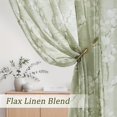 thumbnail image 4 of Cortinas FMFUNCTEX de lino transparente, 160 x 160 cm, color verde salvia, 4 of 9