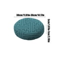 thumbnail image 3 of Bar Stool Covers Round, for 11-14 Inch Polyester Strip Pattern Seat Covers with Elastic Bands for Bar Stool/Round Cushion Dark Blue, 3 of 6