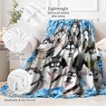 thumbnail image 6 of Beagle Dog Fleece Blanket,Super Soft Dogs Flannel Blanket Throw,Beagle Gift for Women Kid Girls,Gift for Dog Lover,Dog Mom Gift,50"x60", 6 of 6