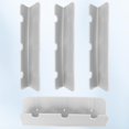 thumbnail image 3 of Dinghy Seat Hooks Inflatable Boat Seat Mounting Bracket – Boat Seat Hook Clips fit for Rubber Rib Raft Yacht Inflatable Boat Parts Accessories, Portable Anti-Aging Replacement, Gray 4 Pack, 3 of 6