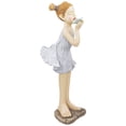 thumbnail image 4 of Northlight Girl with Butterfly Outdoor Garden Statue - 29", 4 of 8