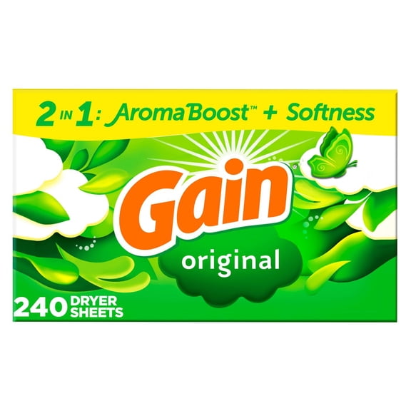 Gain Fabric Softener Dryer Sheets - Original - 240 ct