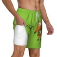 thumbnail image 3 of Gaeub Drink Coffee And Do Good Mens Swim Trunks Stretch Beach Shorts Quick Dry for Men Swim Shorts Swimwear with Pockets- Small, 3 of 9