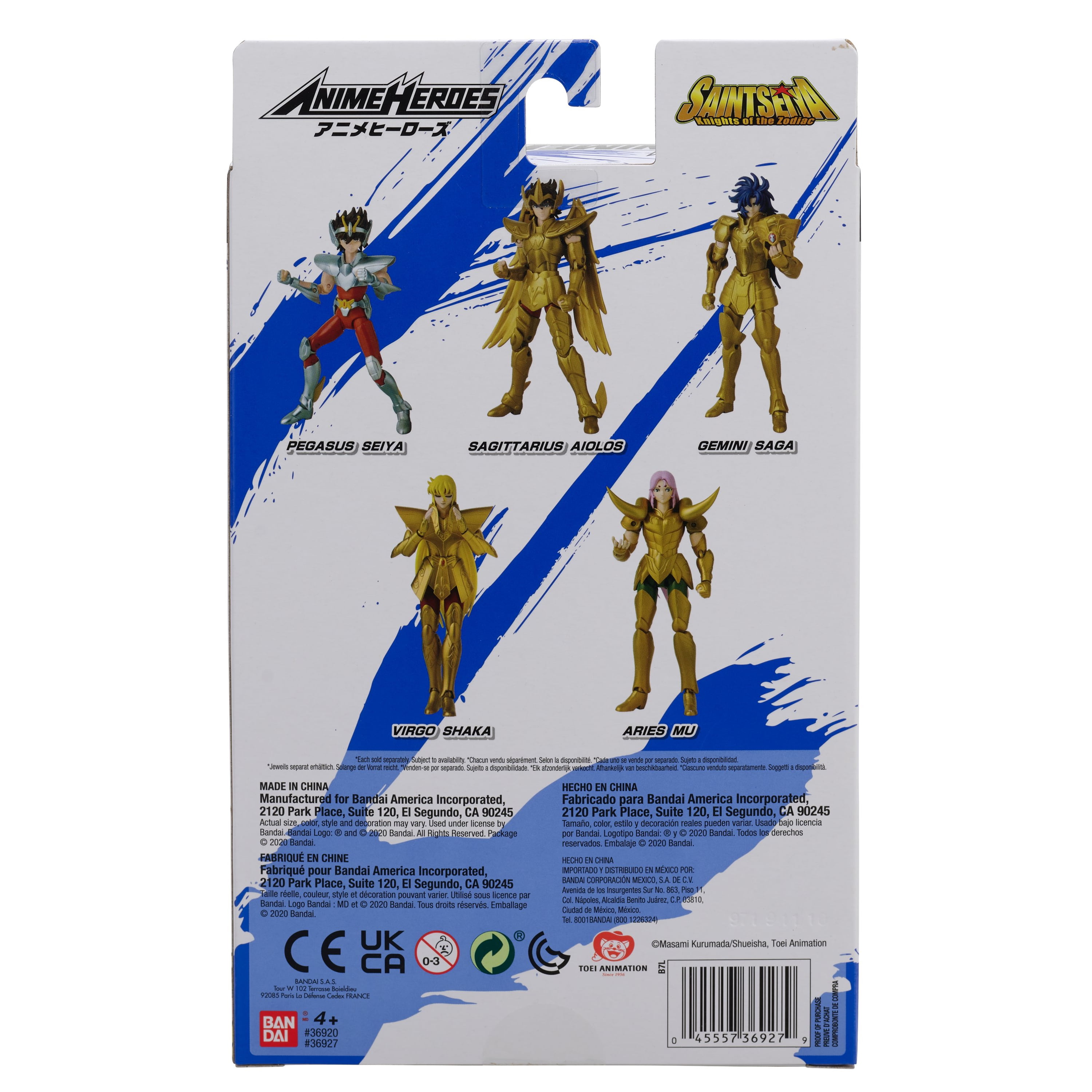 Saint Seiya: Knights of the Zodiac (Aries Mu) Anime Heroes Action Figure,  BANDAI for Sale in Mccoole, MD - OfferUp