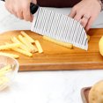 thumbnail image 4 of Huayishang Cutter Stainless Steel Wave Cutter Potato Cutter For Potatoes Crinkles Vegetable Blade, 4 of 9