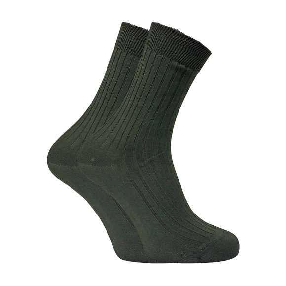 Dr Hunter - 2 Pairs Mens 100% Cotton Breathable Walking Hiking Boot Socks
