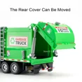 thumbnail image 5 of 1:32 Toy Garbage Classification Sanitation Truck Models Alloy Diecast Flatbed Trucks Sound Light Doors Opened Pull Back Kid Gift, 5 of 8