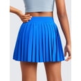 thumbnail image 3 of Falda CRZ YOGA Azul Medio Suave Deportiva Plisada, 3 of 6