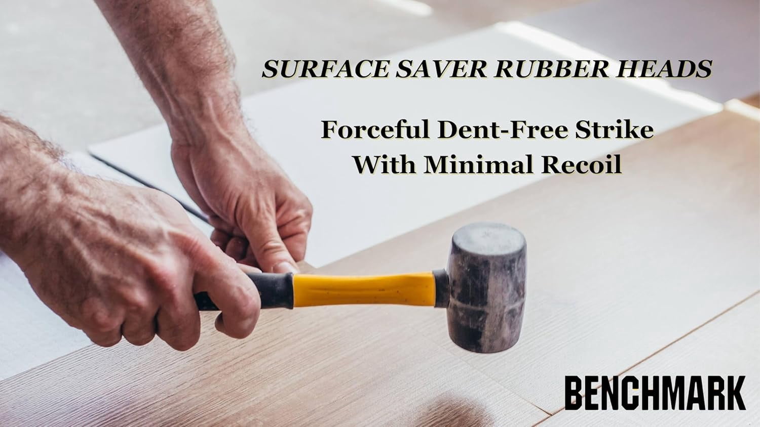 - Rubber Mallet Set 3 Sizes (8 oz, 16 32 oz) Durable Low Recoil Heads with Sure Grip Fibergla Handles