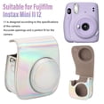 thumbnail image 3 of Protective & Portable Colorful PU Leather Case for Fujifilm Mini 11 9 8 for Instant Camera, Mini Camera Bag with Detachable and Adjustable Shoulder Strap, 3 of 7