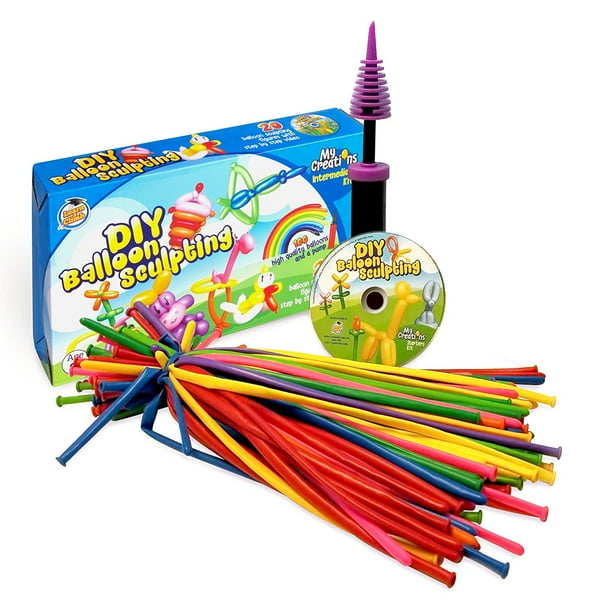 Balloon Animals Kit, Complete Balloon Twisting & Modeling Kit with 100