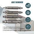 thumbnail image 5 of 4X Screw Extractor Drill Bits Guide Set Broken Bolt Remover Easy Out #1 #2 #3 #4,4 x Screw Extractor,As shown, 5 of 8