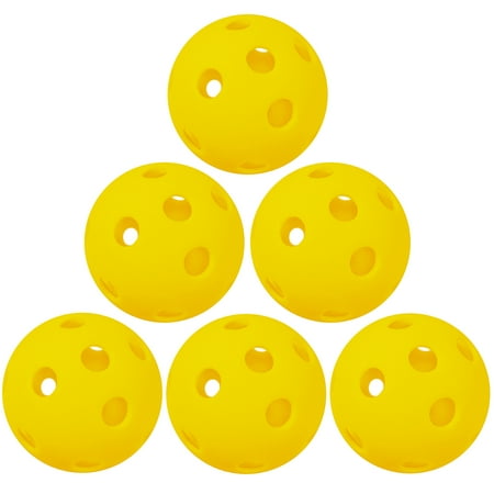 Durable 26 Holes Indoor Pickleball Balls  Bright Color  Perfect for Indoor Court or Gym